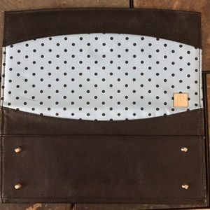 Brand new Classic Miche Blue Polka Dot Shell